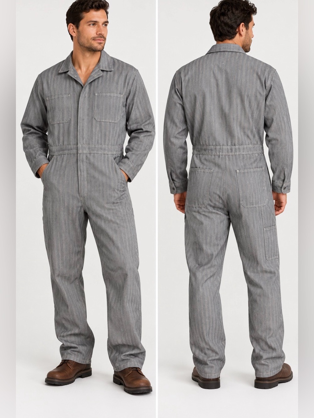 Red Kap Men’s Work Coveralls – Size 46 Regular